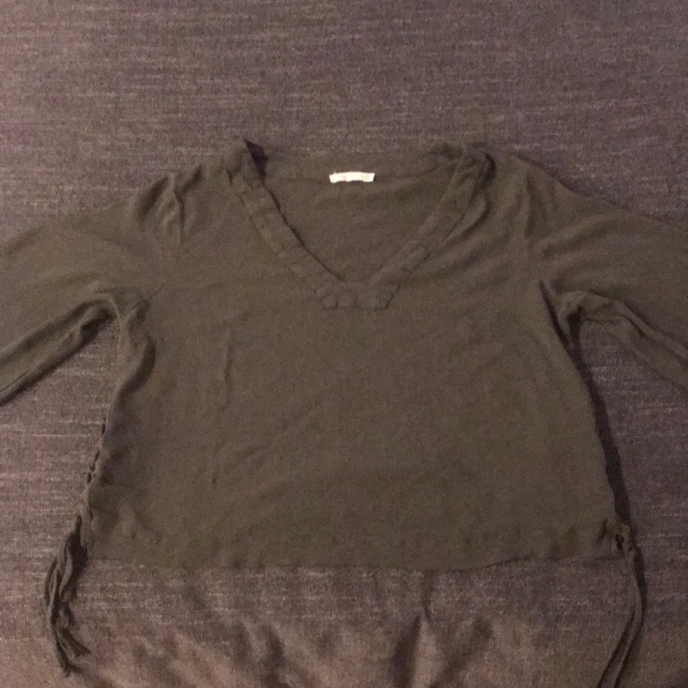 BUNDLE BOGO buy 3 get 1 FREE. Olive crop blouse
